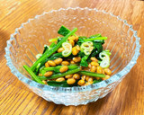 ほうれん草とオクラの納豆和え作り方9写真