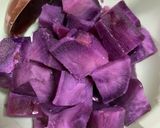 紫いものスイートポテト作り方1写真