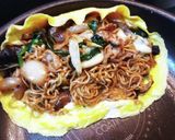 超簡単！上海焼きそばのオムそば！！作り方5写真