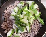 ヘチマと豚ミンチの麻婆炒め作り方3写真