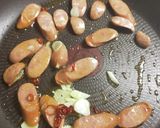 わさび菜とミニトマトのペペロンチーノ作り方4写真
