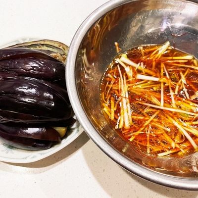 油で揚げない♡ナスのピリ辛中華風おひたし by ジュジュシナ