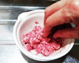 犬ご飯　牛ミンチの野菜巻き作り方2写真