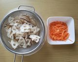 ゆず胡椒塩ダレのれんこんツナサラダ作り方1写真