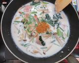 あわび茸のクリームパスタ作り方5写真