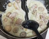 鶏胸肉とマッシュルームのミルク煮作り方5写真