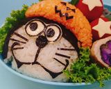ハロウィン ドラえもん キャラ弁作り方9写真
