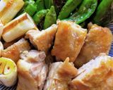 鶏胸肉の焼き鳥風（醤油だれ）作り方5写真