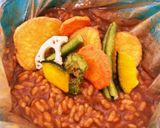 揚げ野菜入りカレーメシ作り方6写真