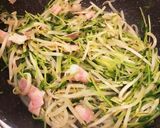 豆苗グラススライダー炒め作り方4写真