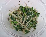 レンジで簡単！もやしとにらの塩昆布ナムル作り方4写真