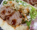 すぐできる♡ハンバーグサンド作り方5写真