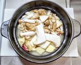 土鍋でさつま芋ときのこの炊き込みご飯作り方2写真