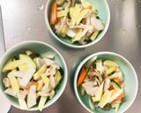 根菜チクワ和風甘辛餡味スペイン風オムレツ作り方9写真