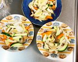 根菜チクワ和風甘辛餡味スペイン風オムレツ作り方14写真