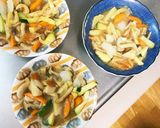 根菜チクワ和風甘辛餡味スペイン風オムレツ作り方17写真