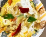 根菜チクワ和風甘辛餡味スペイン風オムレツ作り方22写真