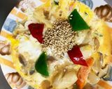 根菜チクワ和風甘辛餡味スペイン風オムレツ作り方24写真