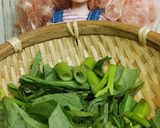 リカちゃん♡空芯菜にんにくいか数の子炒め作り方4写真