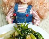 リカちゃん♡空芯菜にんにくいか数の子炒め作り方14写真