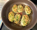m簡単！ニラとひき肉のつくね風作り方7写真