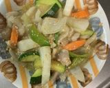 甘味噌ダレ炒め味豚こま大根青椒肉絲風作り方14写真
