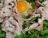 ゴーヤと肉炒め作り方4写真