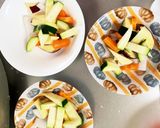 根菜味噌炒め味温野菜サラダ作り方5写真