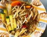 レンジもやしズッキーニ甘辛オイ野菜炒め作り方14写真