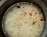 土鍋炊飯釜でさつまいもご飯(雑穀米入)作り方1写真