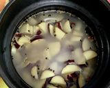 土鍋炊飯釜でさつまいもご飯(雑穀米入)作り方3写真
