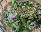 胡瓜とカニカマの酢の物作り方3写真