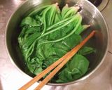 ほうれん草とコーンのクリームスープ作り方1写真