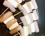 こんにゃくで焼鳥ねぎま風作り方6写真