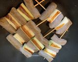 こんにゃくで焼鳥ねぎま風作り方8写真
