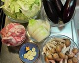 ナスとキャベツの野菜カレー作り方1写真
