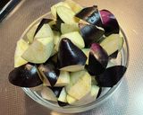 ナスとキャベツの野菜カレー作り方12写真