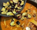 ナスとキャベツの野菜カレー作り方14写真