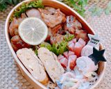高校2年女子お弁当♥2021.10.15作り方1写真