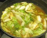 畑の肉と白菜で甘辛オイスター煮作り方4写真