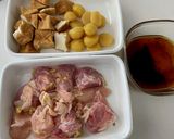 鶏肉と栗と厚揚げのほっこり煮作り方1写真
