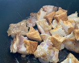 鶏肉と栗と厚揚げのほっこり煮作り方2写真