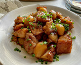 鶏肉と栗と厚揚げのほっこり煮作り方4写真