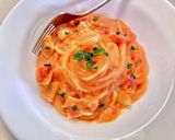 濃厚♡韓国ロゼクリームパスタ風マロニー♡作り方21写真