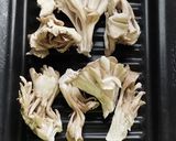 舞茸のグリル焼き*黒酢生姜ドレッシングで作り方3写真
