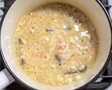 作り置き椎茸の佃煮とカニカマで卵とじ蕎麦作り方4写真