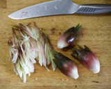 みょうがと三つ葉の胡麻おかか和え作り方1写真