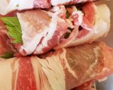 豚ロース薄切りでしそチーズ焼き作り方2写真