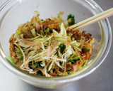 みょうがと三つ葉の胡麻おかか和え作り方5写真