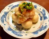 シナモンきな粉の豆腐白玉＆黒酢黒豆作り方3写真